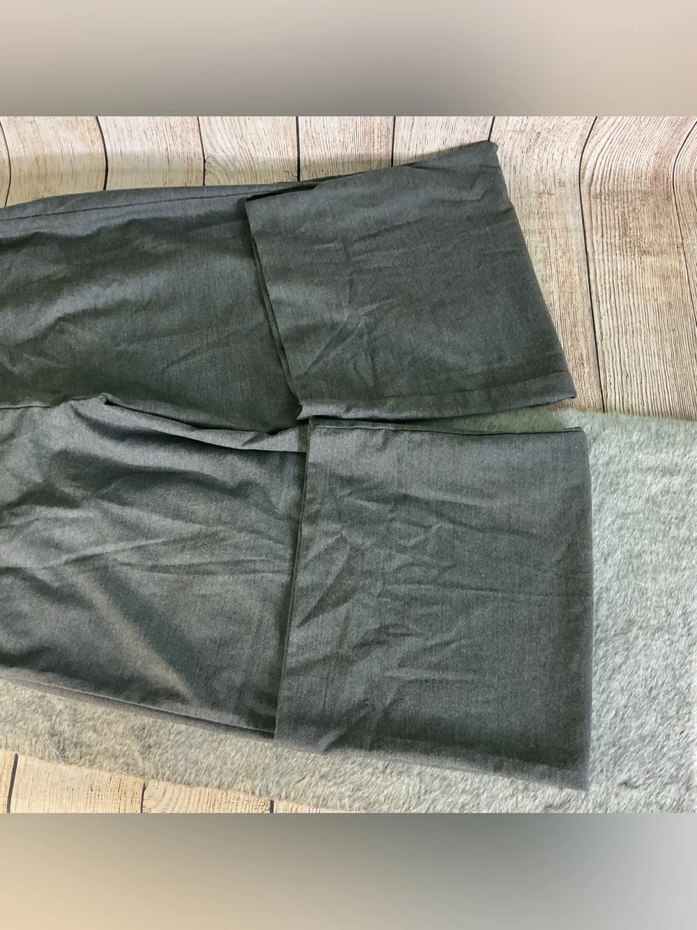 Anthropologie Melange Gray Wide Leg Trousers Size M - Picture 14 of 16